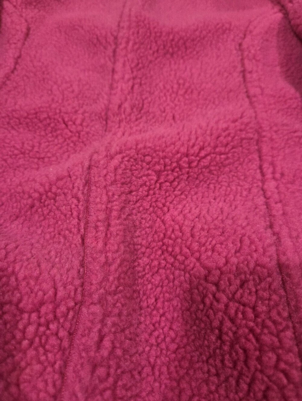 Liz Claiborne Hot Pink Faux Shearling Vest - Picture 9 of 12